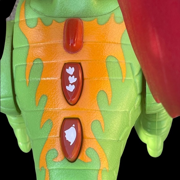 FISHER PRICE IMAGINEXT GREEN DRAGON RED WINGS - Picture 6 of 15